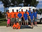 Bezoek aan training Nederlands EK team